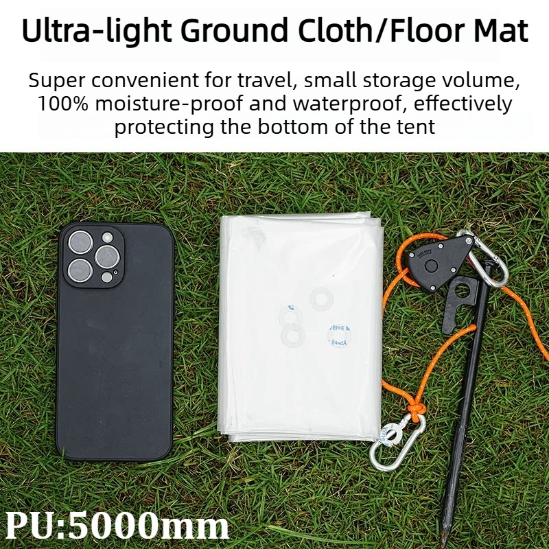 Outdoor Camping Rug Waterproof - Ultralight Tent Footprint 5000mm Waterproof Camping
