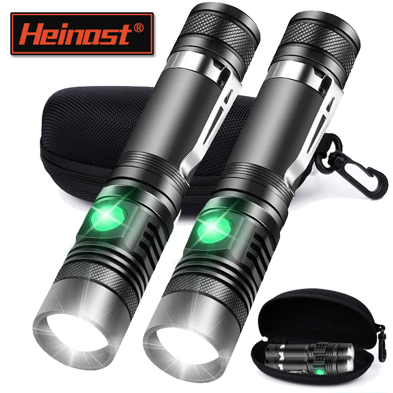 Outdoor Camping Adventure Lamp - Rechargeable T6 Handheld Flashlight Use 18650