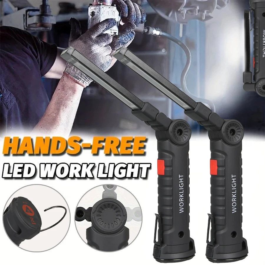 Outdoor Camping Adventure Lamp - New Portable COB LED Flashlight USB