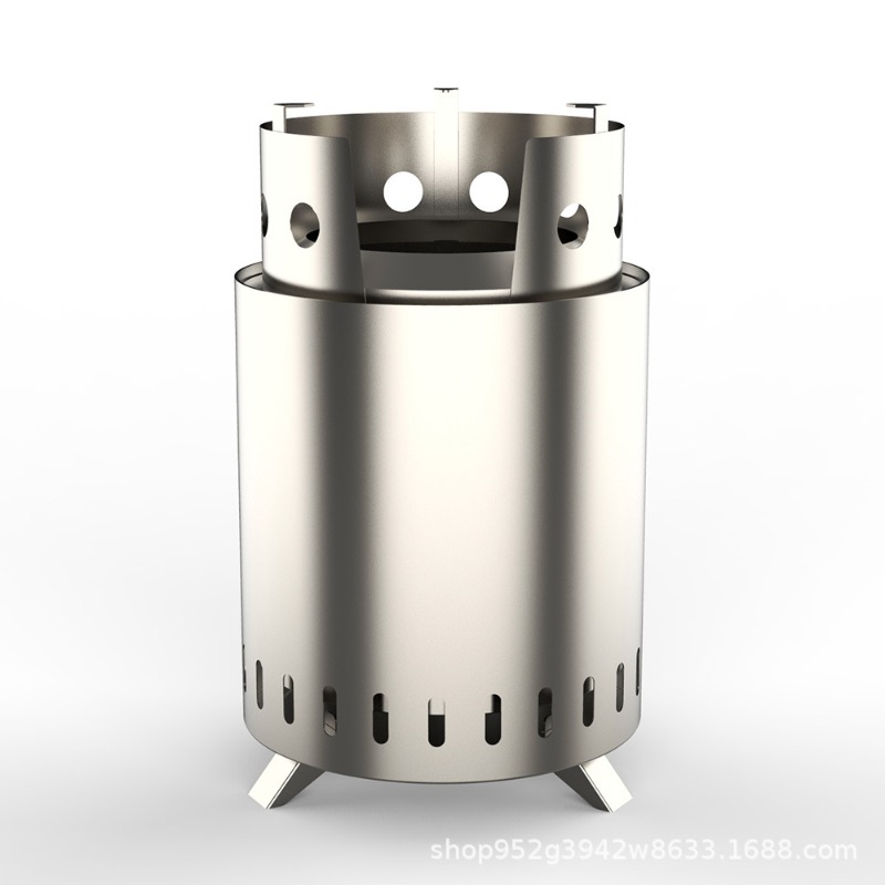 Outdoor Smokeless Wood-burning - đánh giá và giá Outdoor Camping Wood Burning Stove