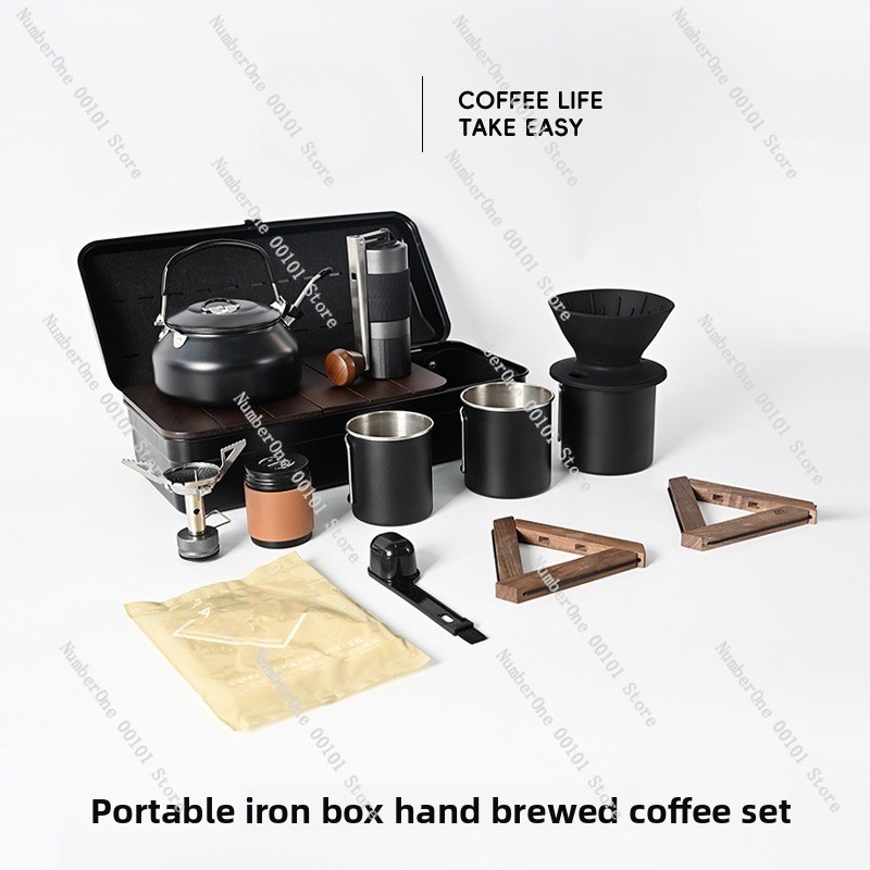 Outdoor Camping Hand‑Brew Coff - đánh giá và giá Outdoor Camping Storage Box