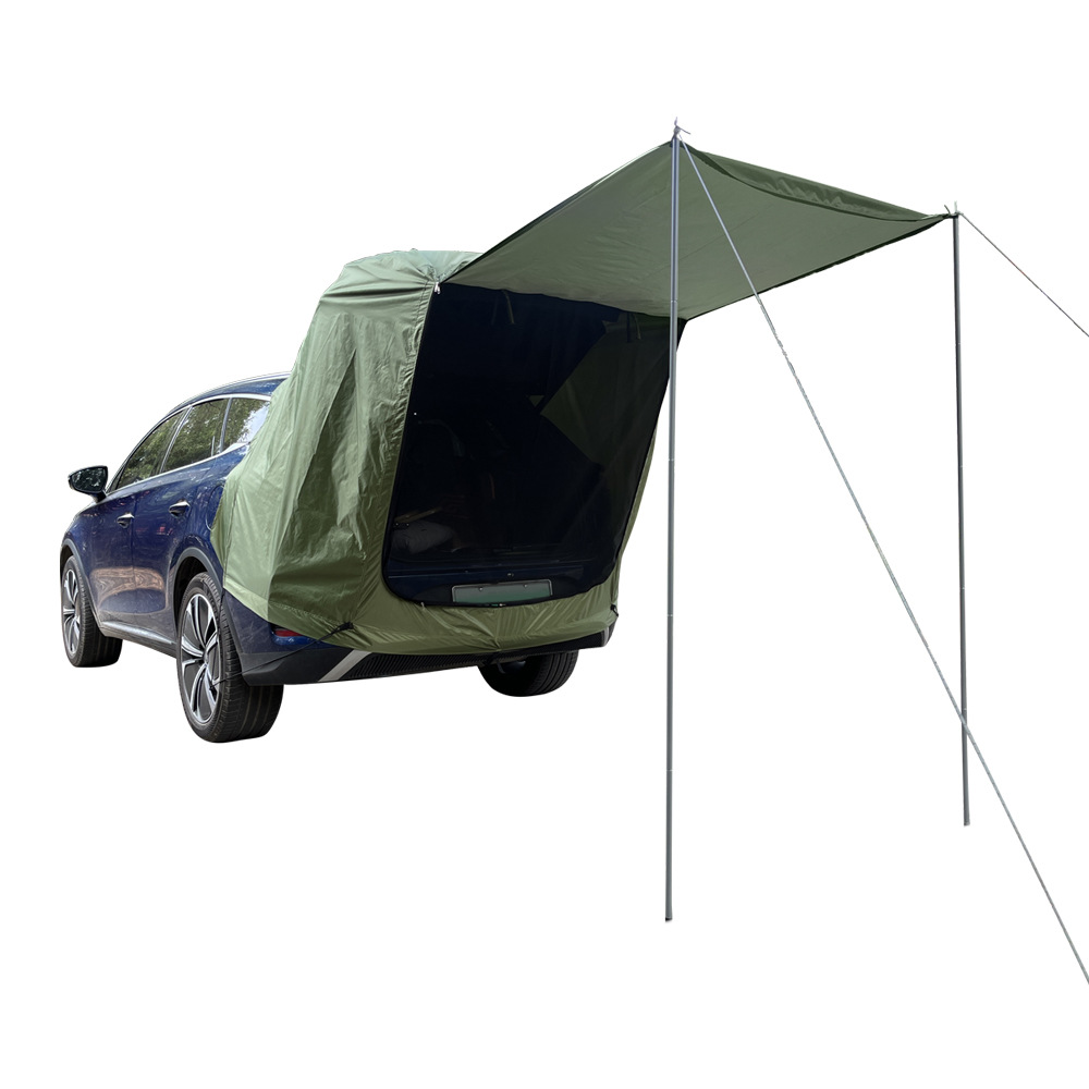 Outdoor Rainproof Canopy Roof  - đánh giá và giá Outdoor Camping Car Tail Tent