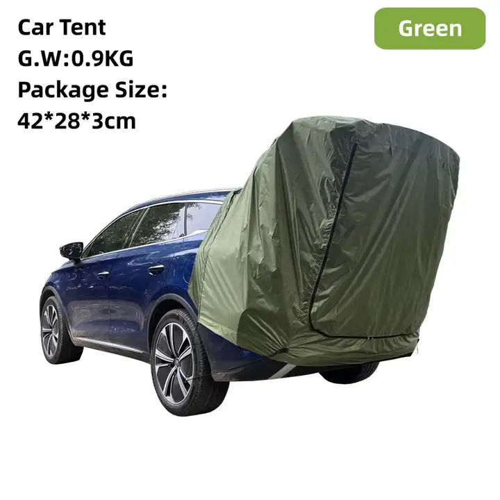Outdoor Rainproof Canopy Roof  - đánh giá và giá Outdoor Camping Car Tail Tent