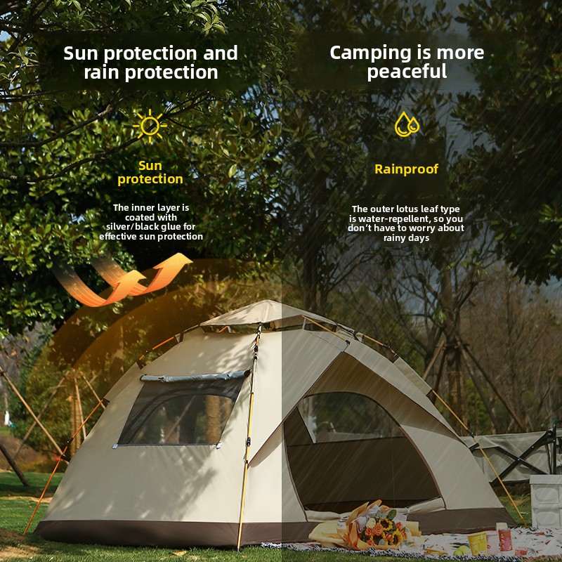 Automatic Pop Up Camping Tent  - đánh giá và giá Outdoor Camping Tent Waterproof