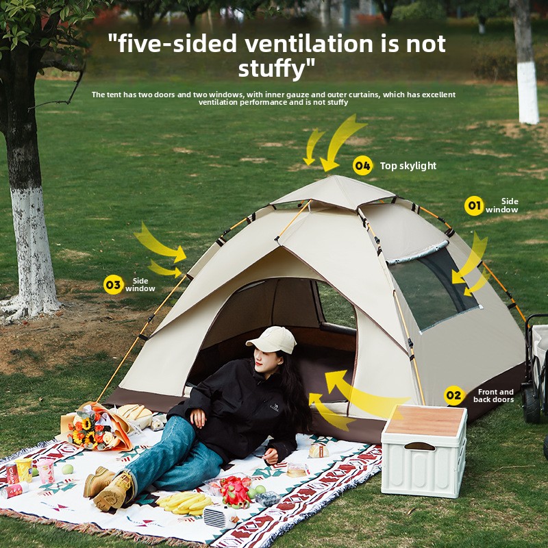 Automatic Pop Up Camping Tent  - đánh giá và giá Outdoor Camping Tent Waterproof