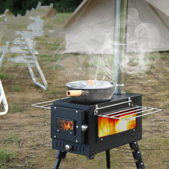 Portable Outdoor Camping Steel - đánh giá và giá Outdoor Camping Wood Burning Stove