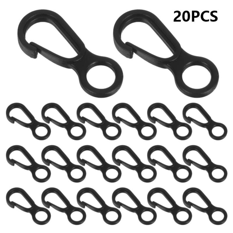 20Pcs Durable Black Plastic Sn - đánh giá và giá Outdoor Activities In Camping