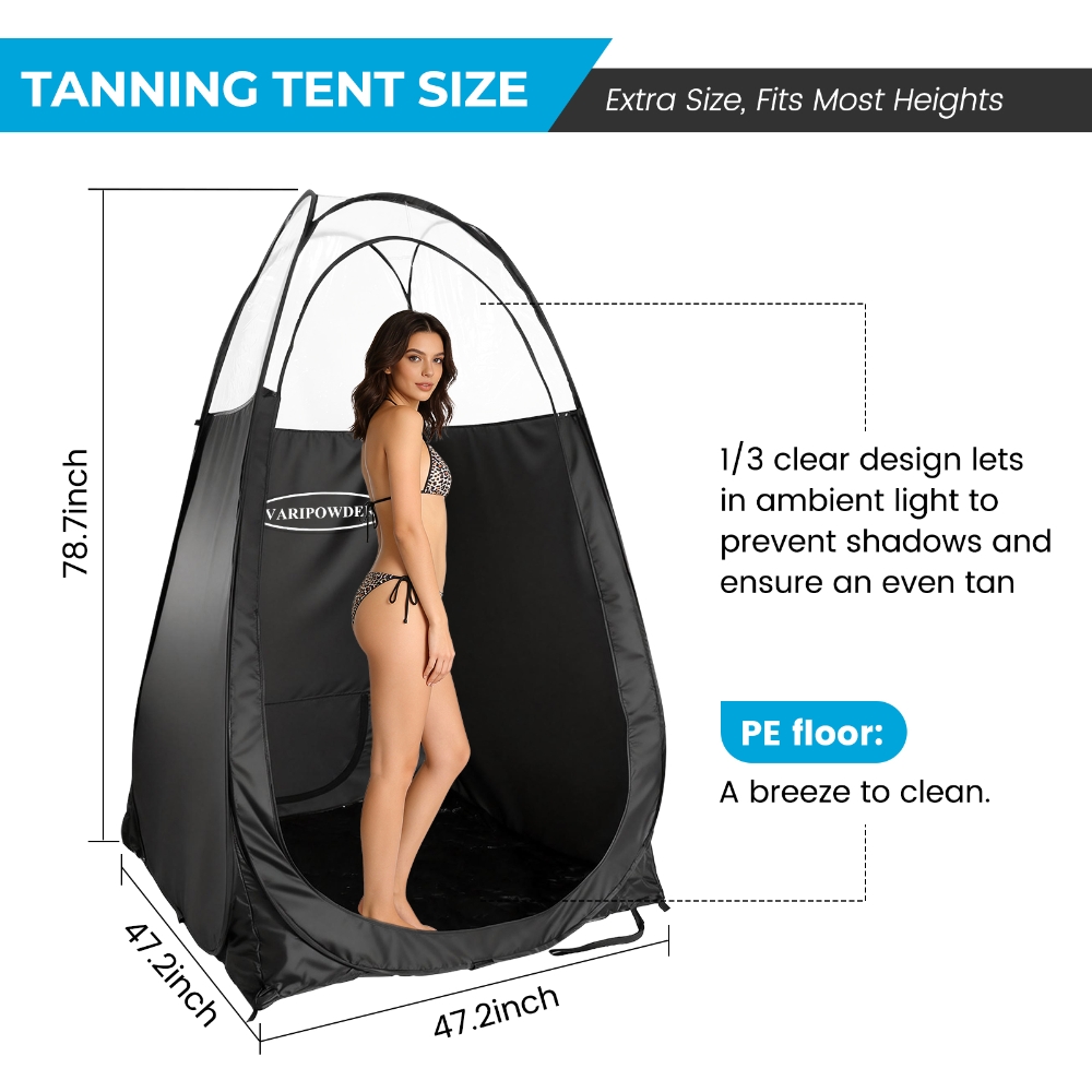 Black Spray Tanning Tent Porta - đánh giá và giá Outdoor Camping Toilet Tent