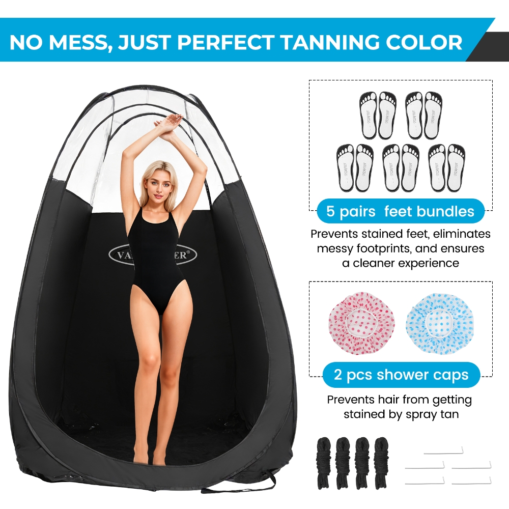 Black Spray Tanning Tent Porta - đánh giá và giá Outdoor Camping Toilet Tent