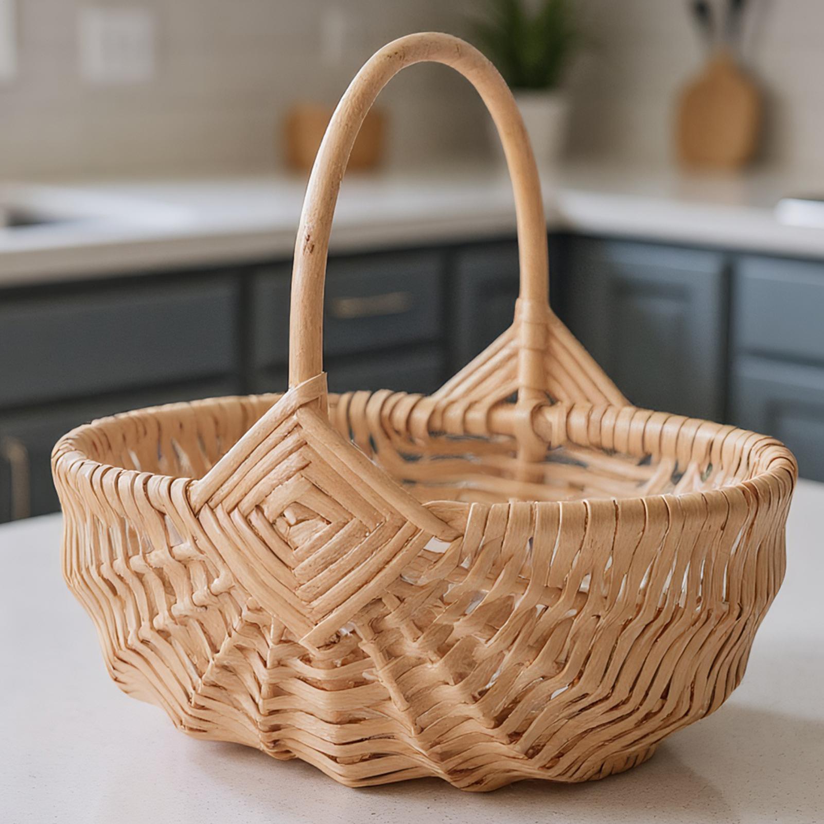 Woven Wicker Picnic Basket Wit - đánh giá và giá Outdoor Activities In Camping