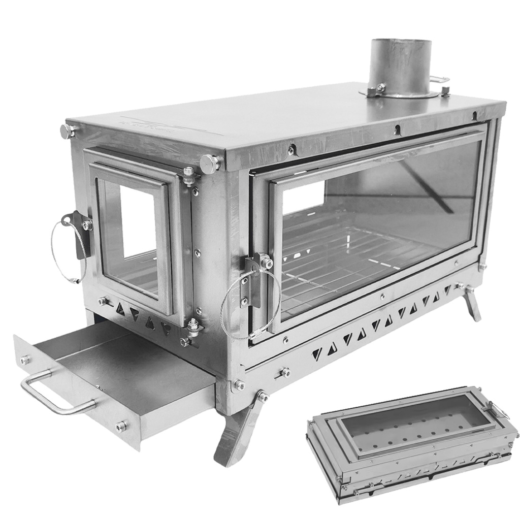 DANCHEL T3 Titanium Tent Stove - đánh giá và giá Outdoor Camping Wood Burning Stove