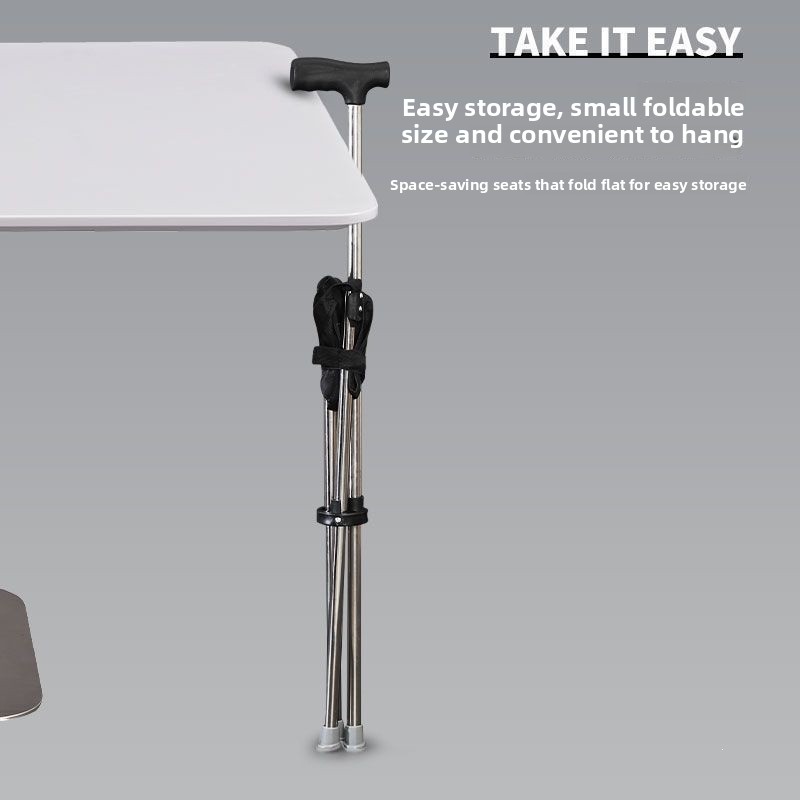 2-in-1 Folding Cane and Chair  - đánh giá và giá Outdoor Activities In Camping