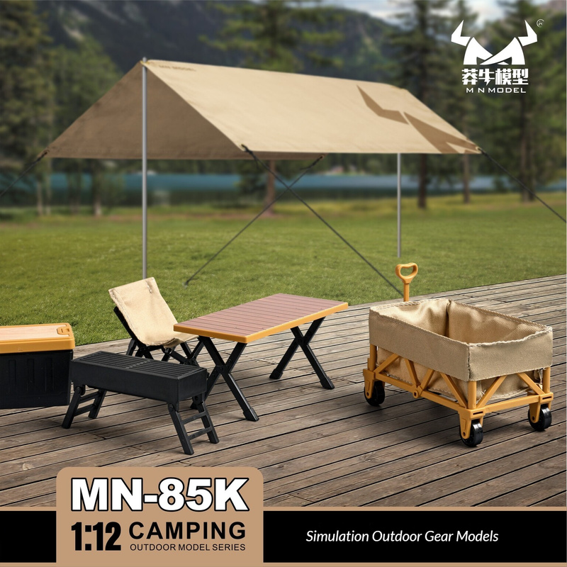 Mn Model Mn-85k 1:12 Scale Sim - đánh giá và giá Outdoor Camping Kit
