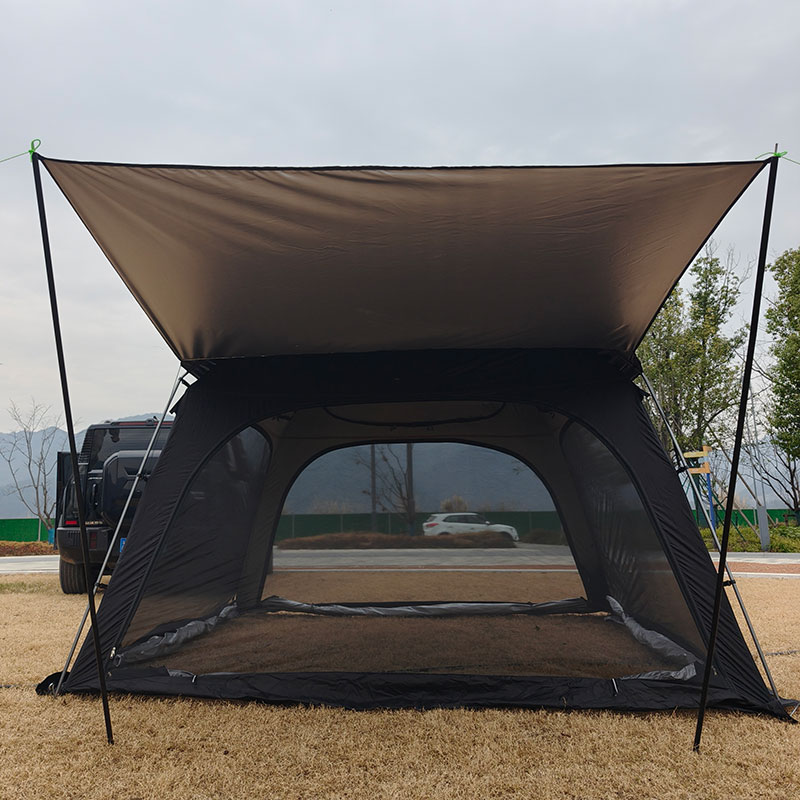 6-Person SUV Camping Tent with - đánh giá và giá Outdoor Camping Car Tail Tent