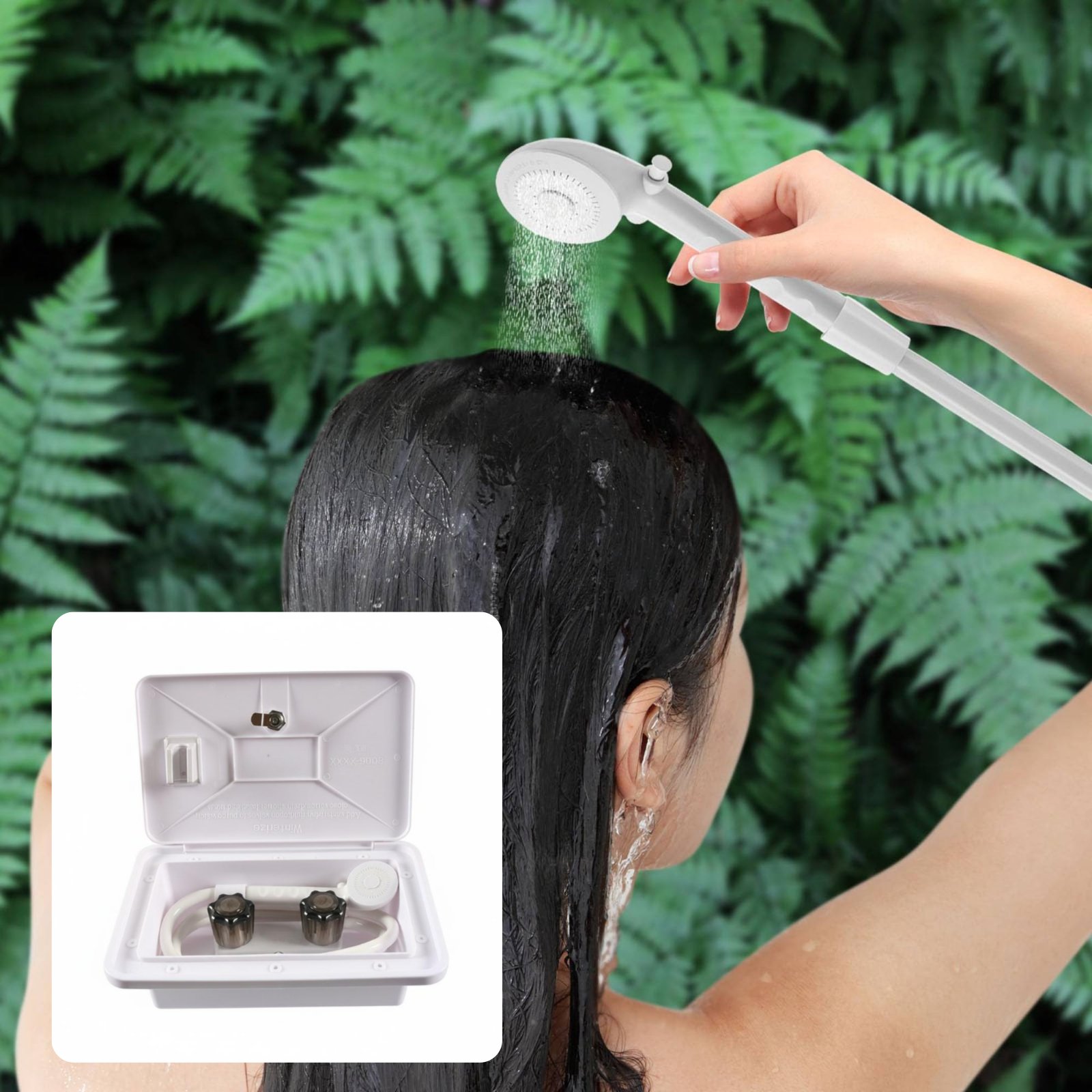 RV Exterior Shower Box Compact - đánh giá và giá Outdoor Camping Kit