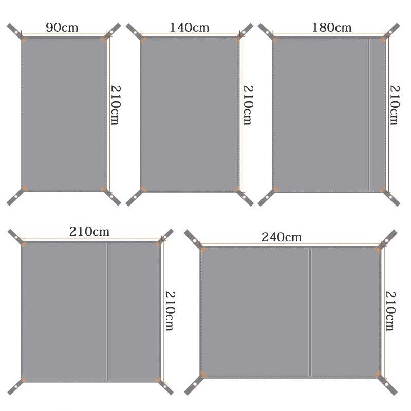 Nhiều Kích Thước Lều Tầng Bạt  - đánh giá và giá Outdoor Camping Rug Waterproof