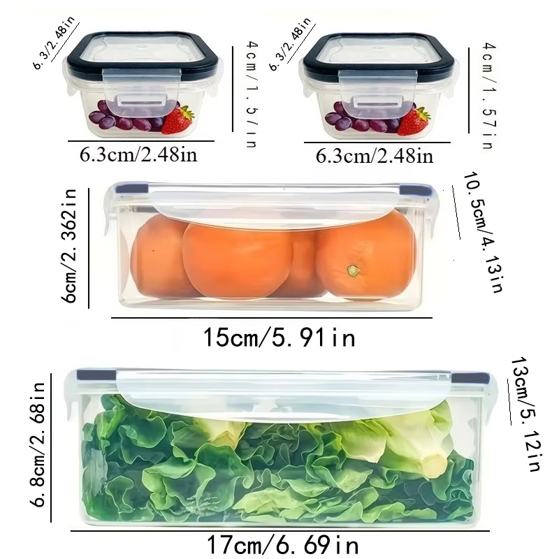 8Pcs Set Includes 4 Containers - đánh giá và giá Outdoor Camping Storage Box