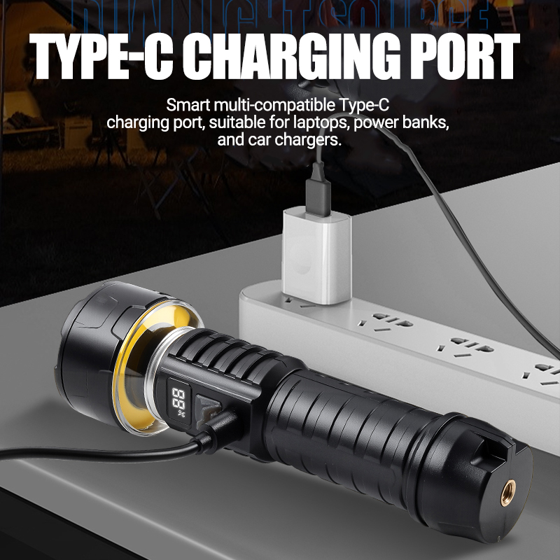 COB LED Flashlight Rechargeabl - đánh giá và giá Outdoor Camping Lights