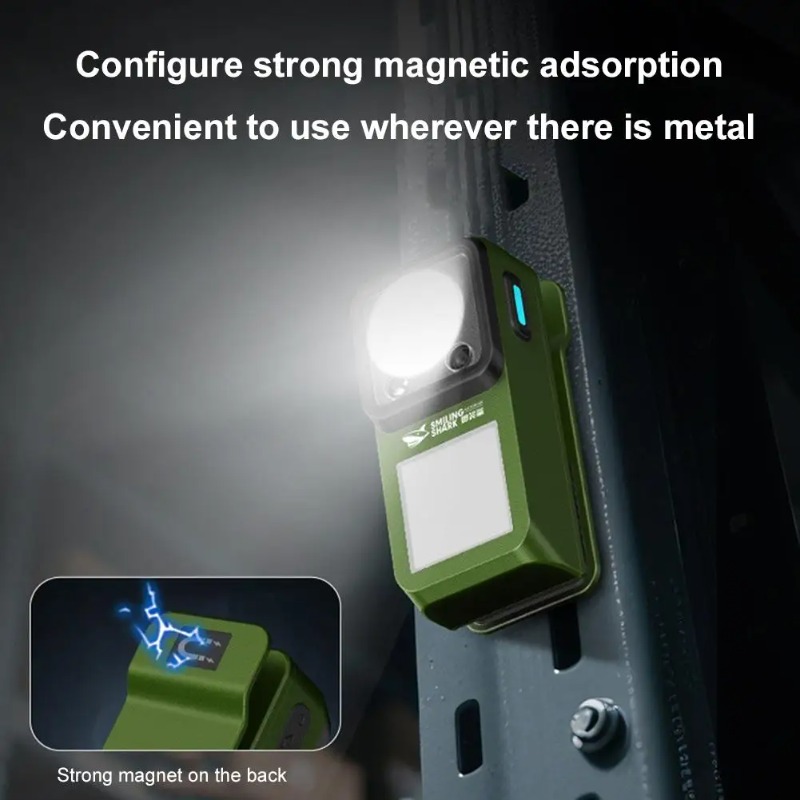 LED Magnetic Clamp Flashlight  - đánh giá và giá Outdoor Camping Adventure Lamp