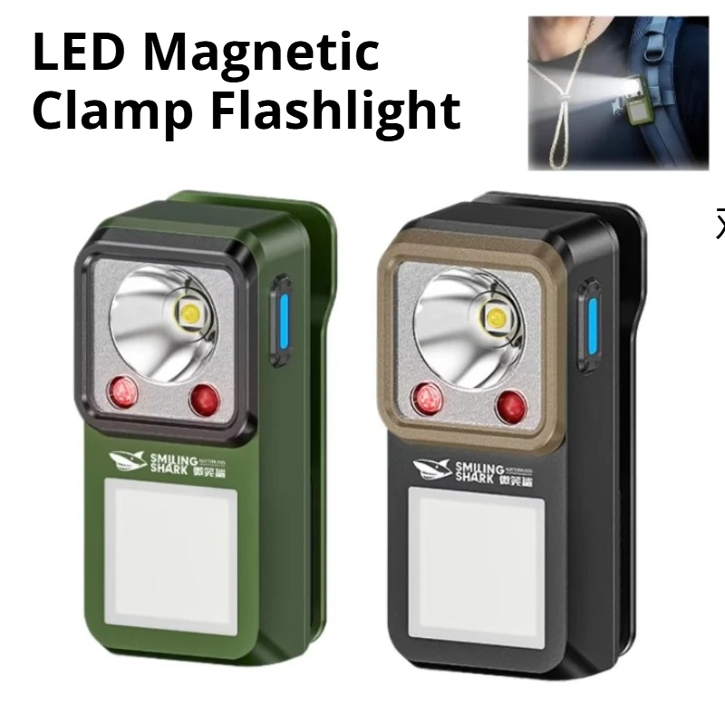 LED Magnetic Clamp Flashlight  - đánh giá và giá Outdoor Camping Adventure Lamp