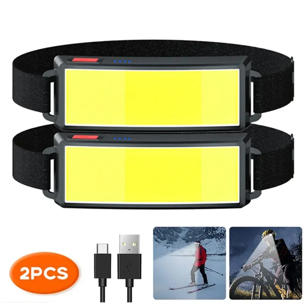 COB Portable LED Headlights Ou - đánh giá và giá Outdoor Camping Adventure Lamp