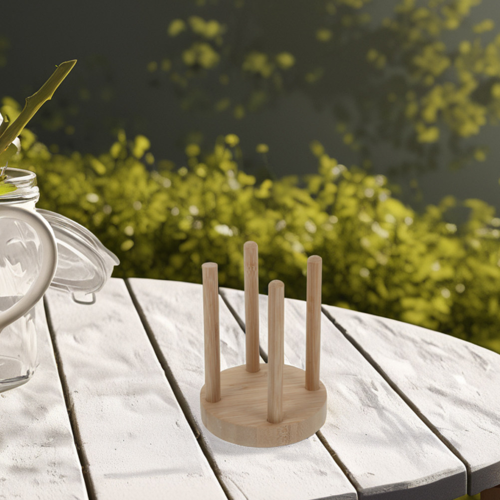 Compact Wooden Cup Holder for  - đánh giá và giá Outdoor Activities In Camping