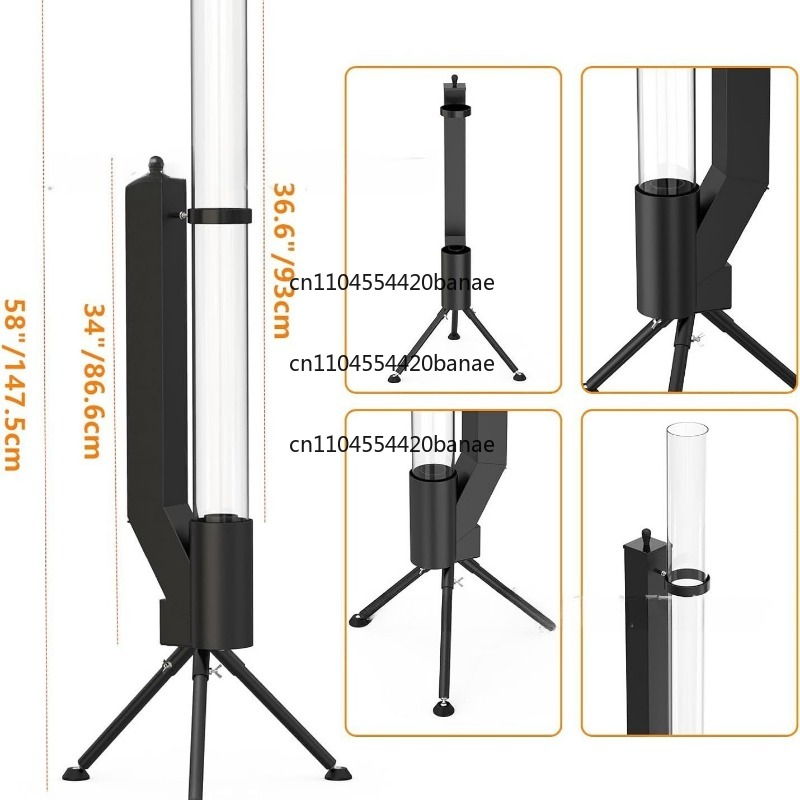 Vertical wood-burning rocket s - đánh giá và giá Outdoor Camping Wood Burning Stove
