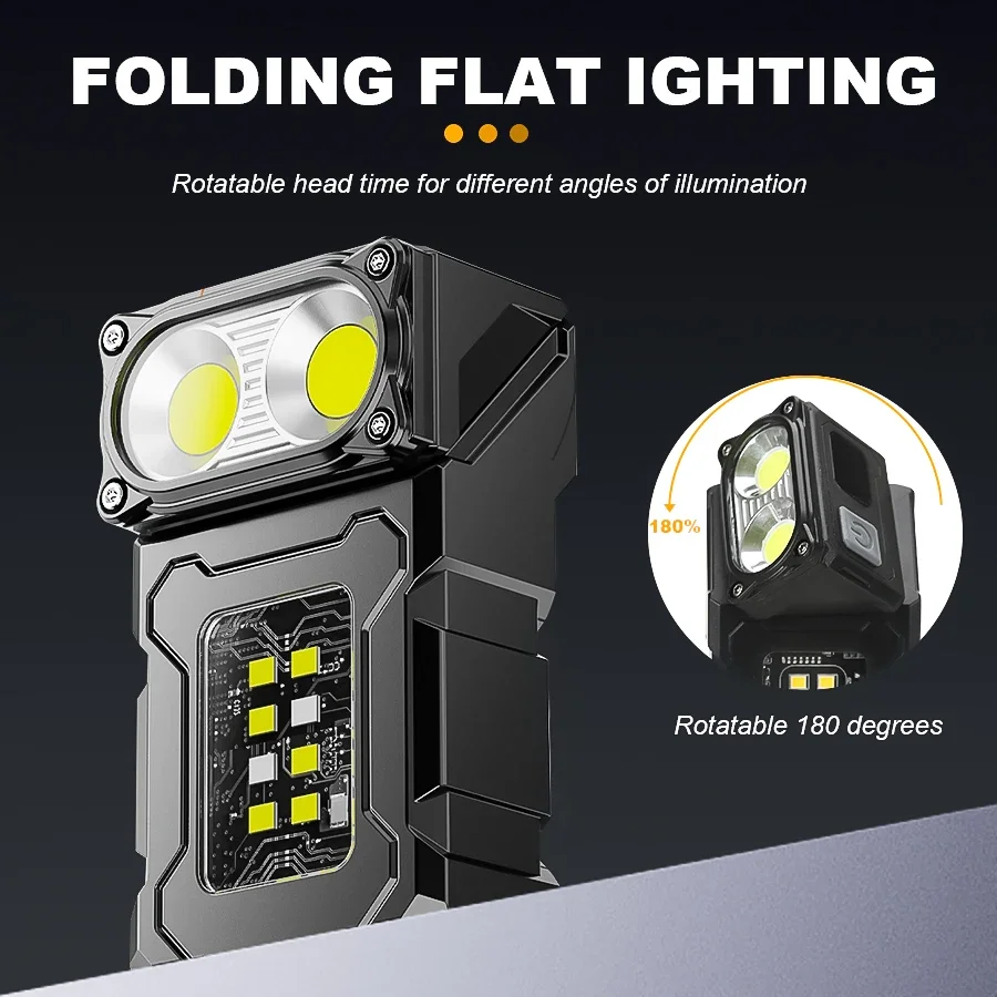 Portable LED COB Flashlight Re - đánh giá và giá Outdoor Camping Adventure Lamp