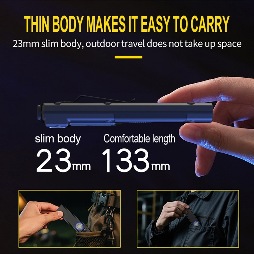 Ultra-Thin EDC Rechargeable LE - đánh giá và giá Outdoor Camping Lights