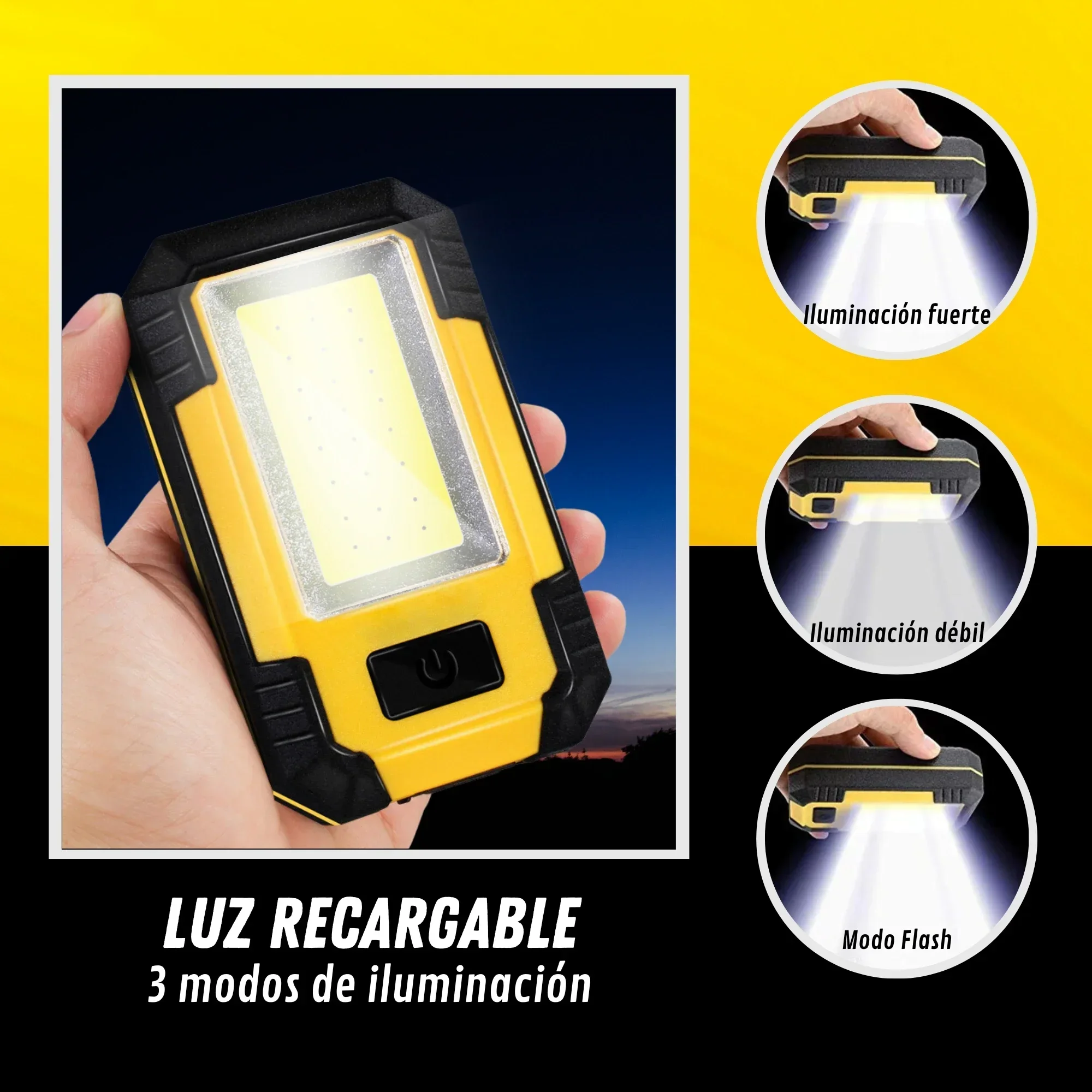 4000MaH Rechargeable Work Ligh - đánh giá và giá Outdoor Camping Adventure Lamp