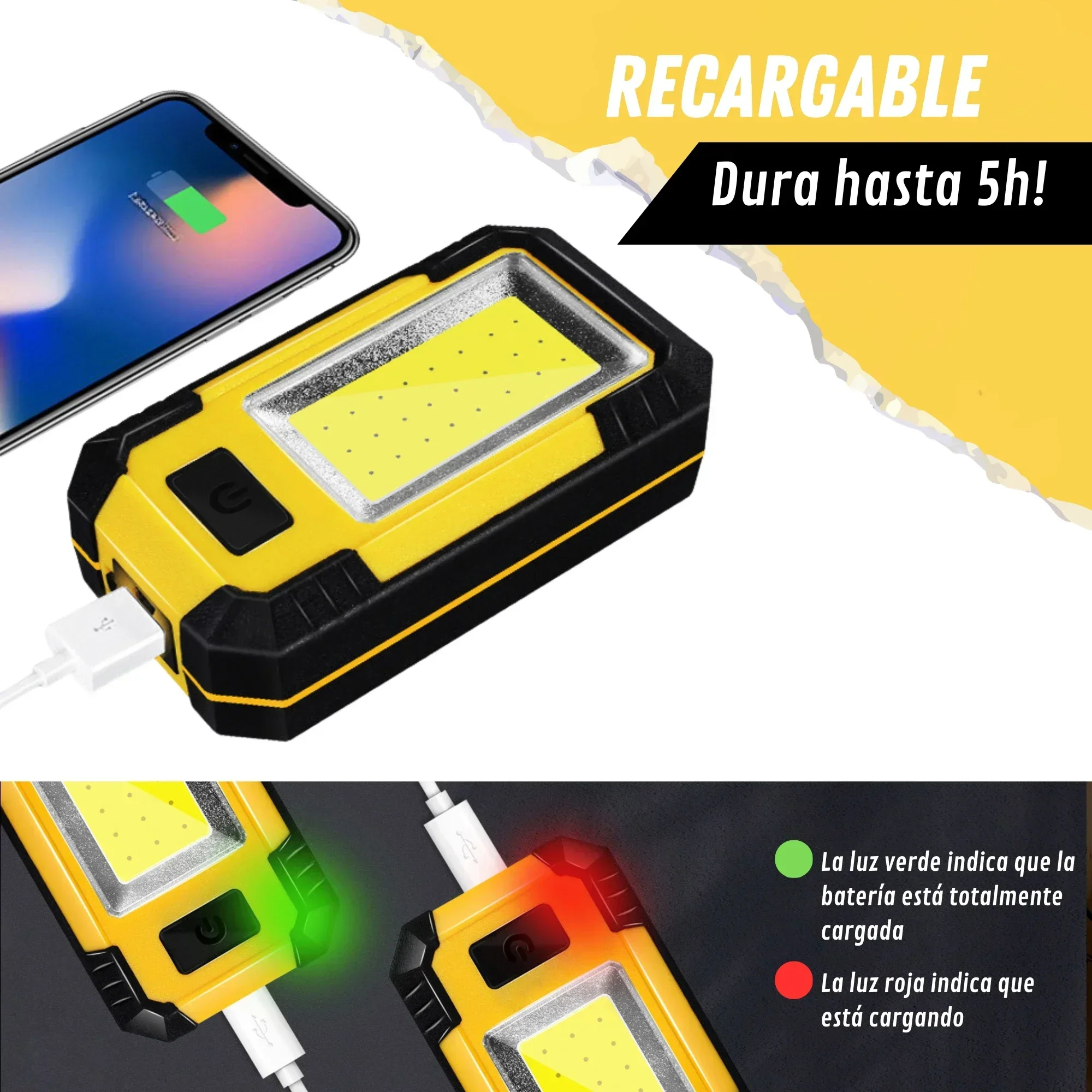 4000MaH Rechargeable Work Ligh - đánh giá và giá Outdoor Camping Adventure Lamp