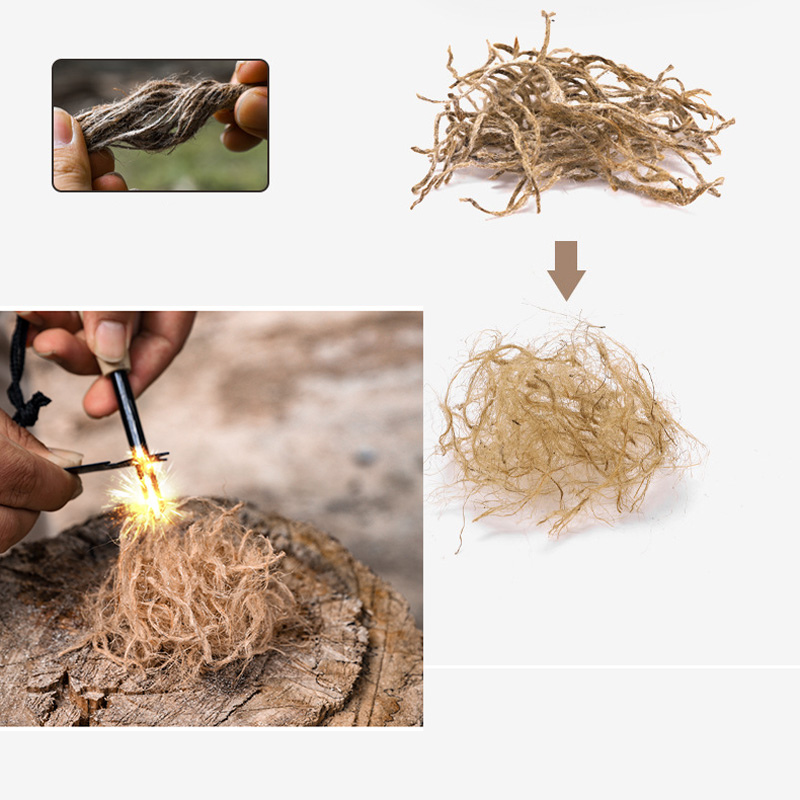 Outdoor Mini Wax Hemp Rope Por - đánh giá và giá Outdoor Camping Wood Burning Stove