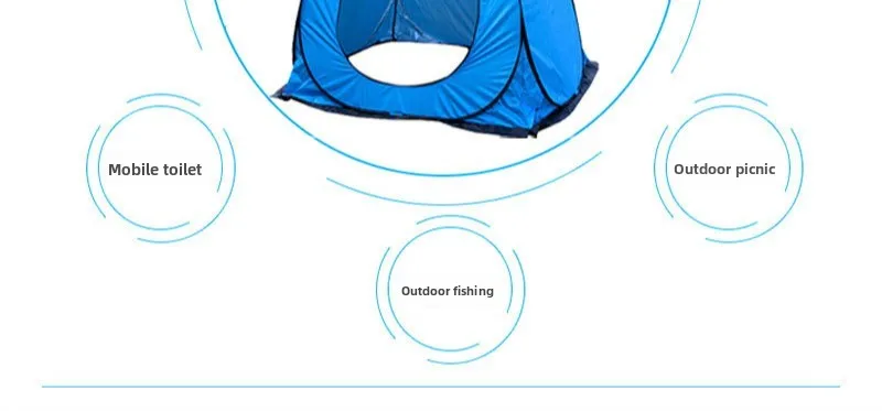 Bathing tent changing tent mob - đánh giá và giá Outdoor Camping Toilet Tent