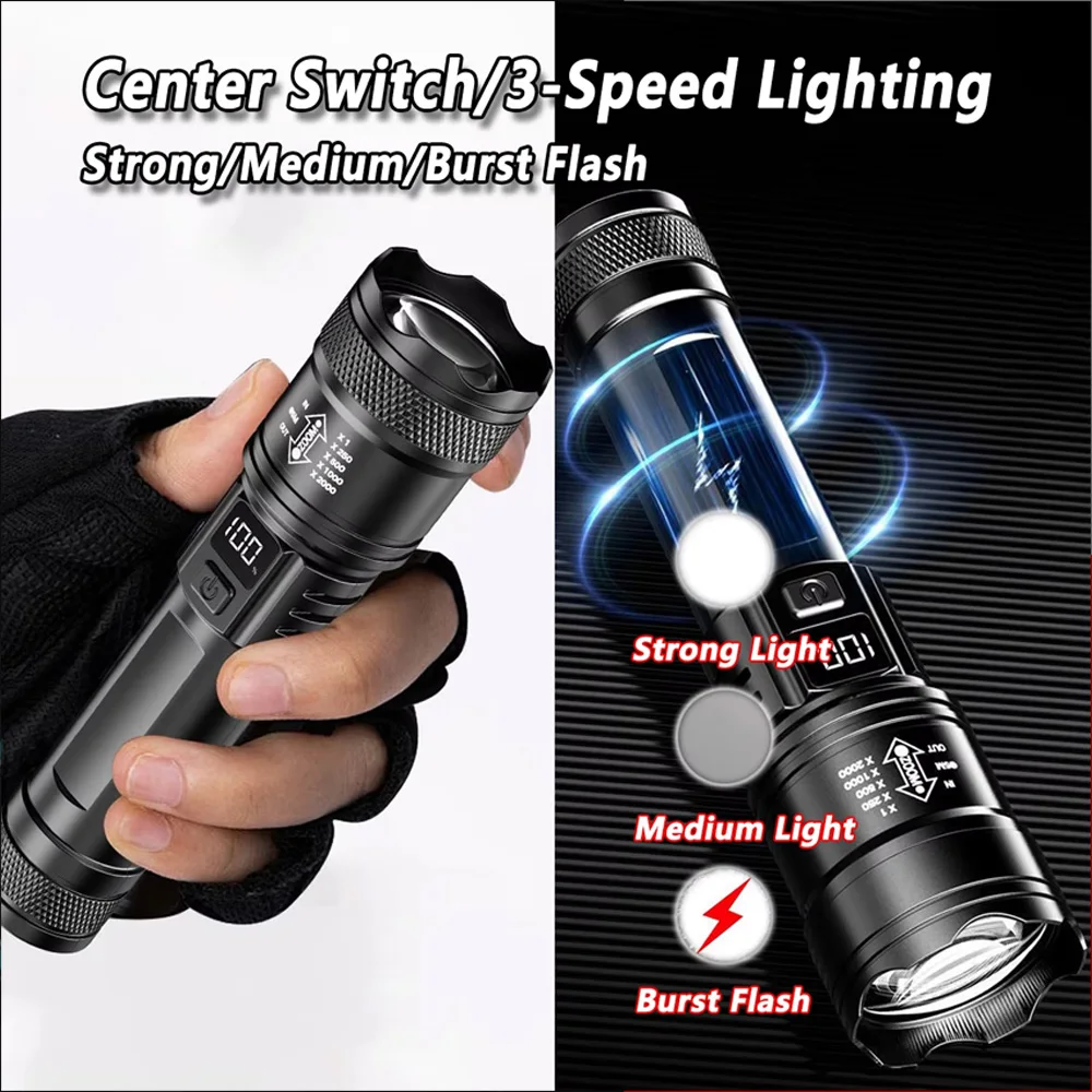 Rechargeable LED Flashlight Zo - đánh giá và giá Outdoor Camping Accessories